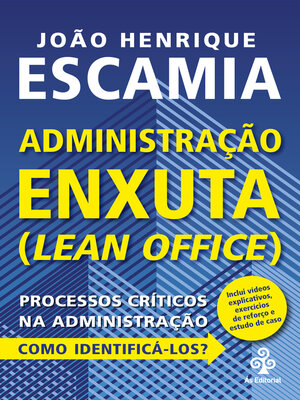 cover image of Administração Enxuta (Lean Office)